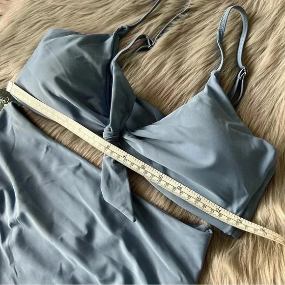 Blooming Jelly  High Waisted Bikini Swimsuit Tie Knot 2pcs Bathing Suits - Picture 11 of 13